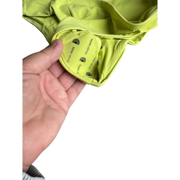 Toast Swim X Free People Signature Low Rise Hipster Bikini Bottom Daiquiri Green - Picture 3 of 7